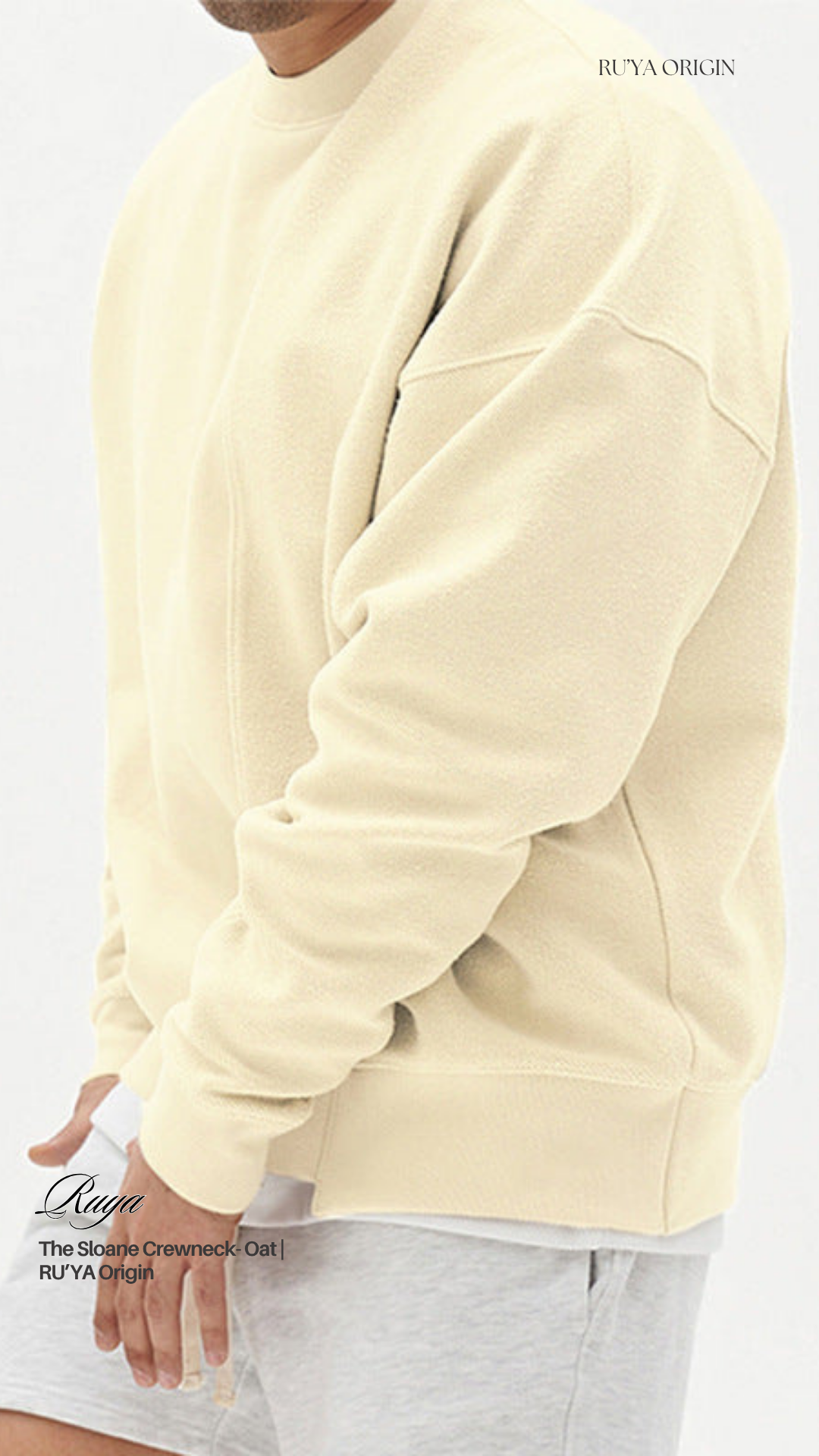 The Sloane Crewneck Sweater - Chocolate