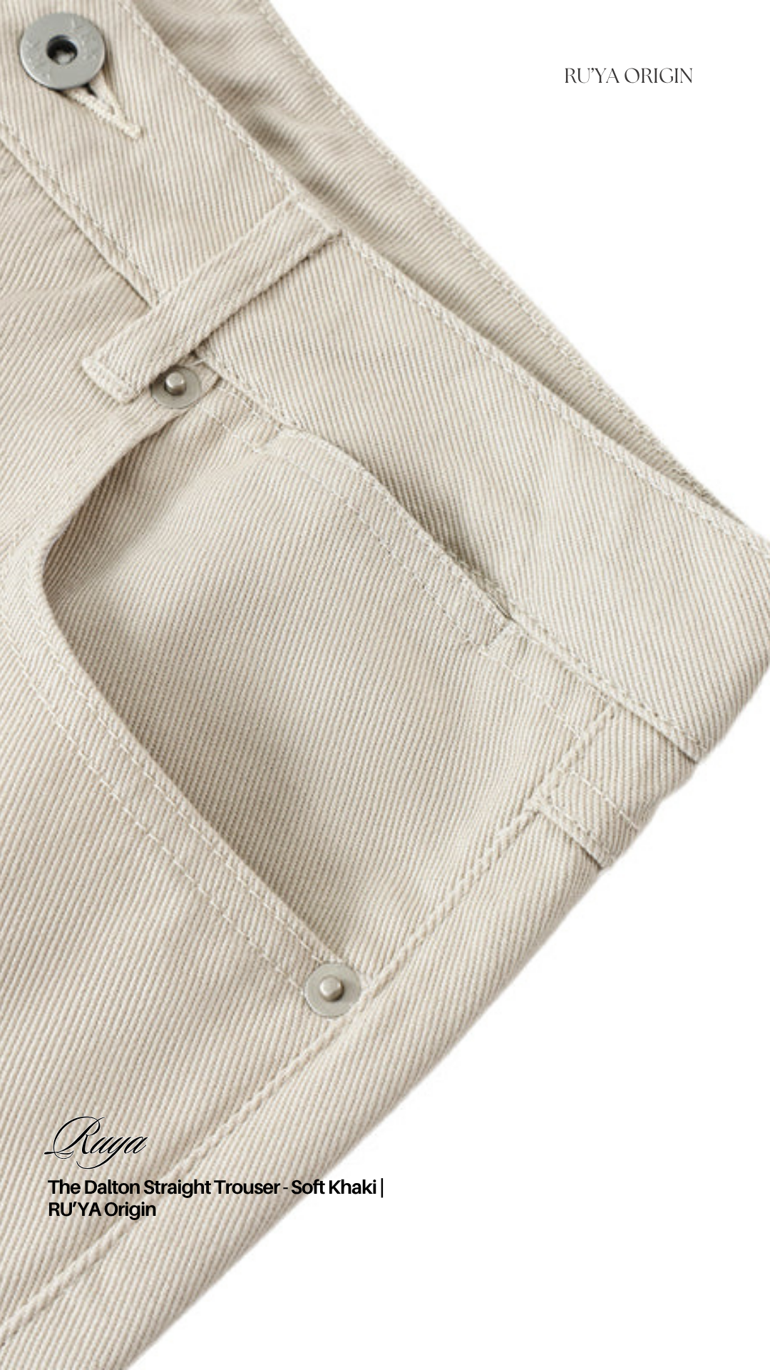 The Dalton Straight Trouser - Soft Mocha