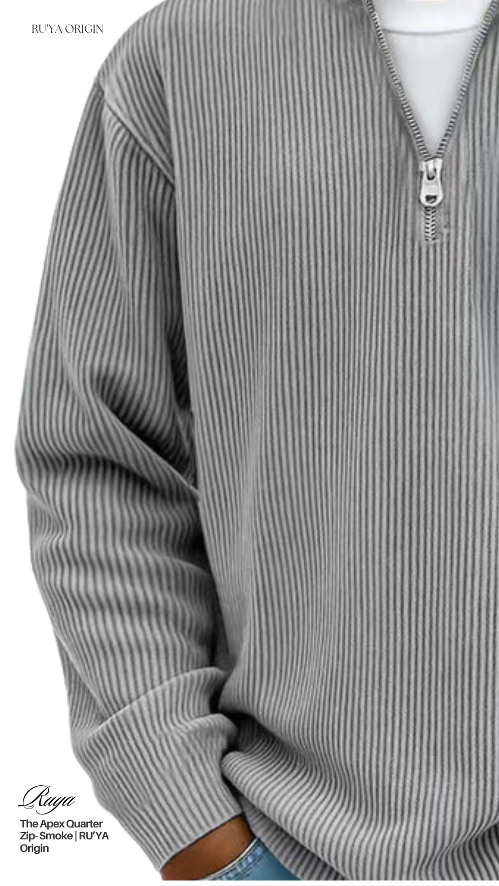 The Apex Quarter Zip - Midnight Blue