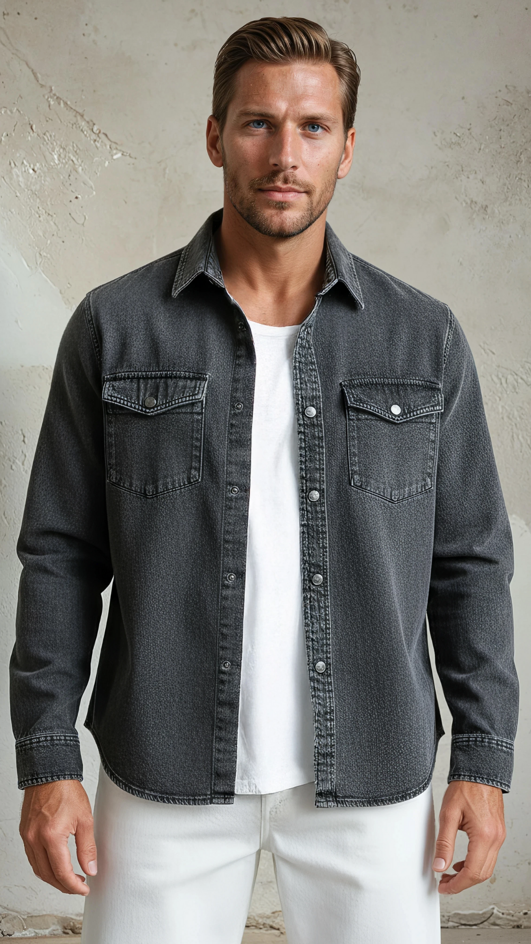 THE ROYCE VINTAGE DENIM OVERSHIRT