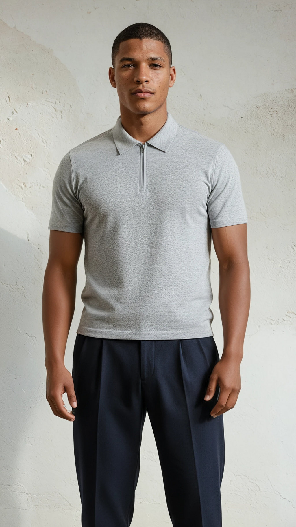 THE ASHTON HALF-ZIP POLO