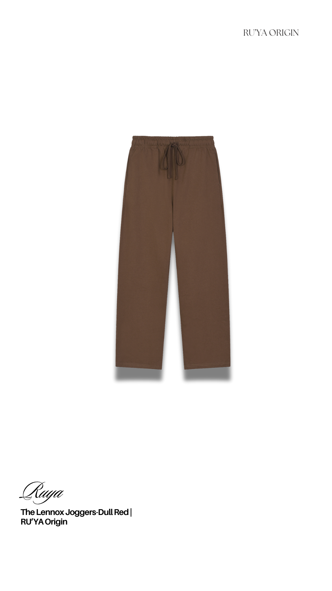 The Lennox Joggers - Dull Red