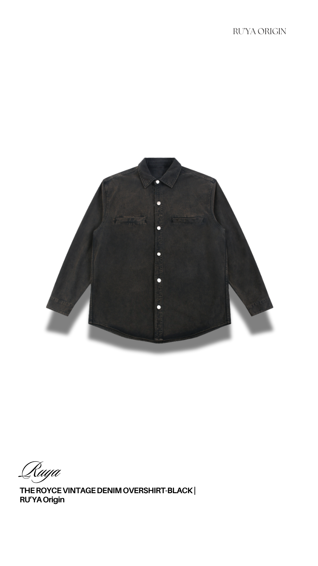 THE ROYCE VINTAGE DENIM OVERSHIRT