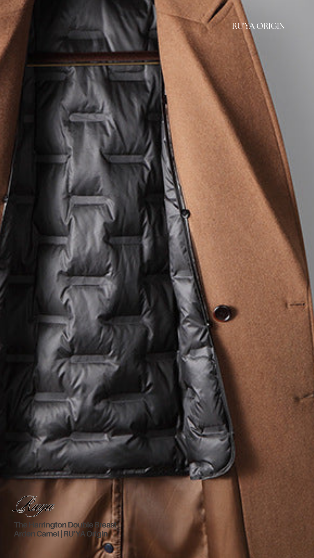 The Harrington Double Breast Coat - Monarch Ash