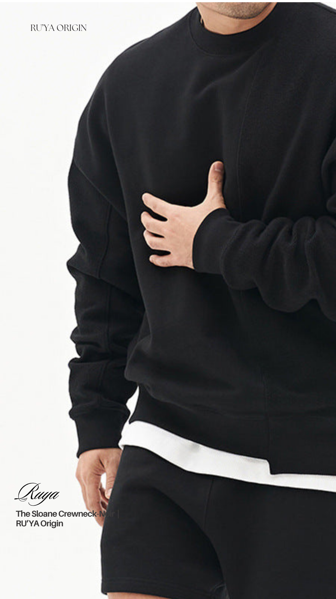 The Sloane Crewneck Sweater - Chocolate