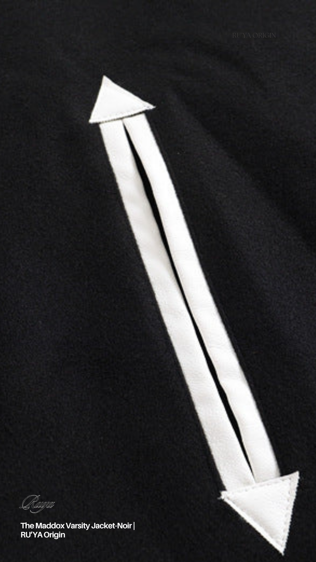 The Maddox Varsity Jacket - Noir