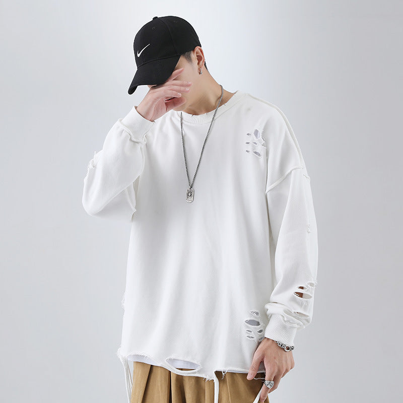 The Nox Sweater- Pearl White