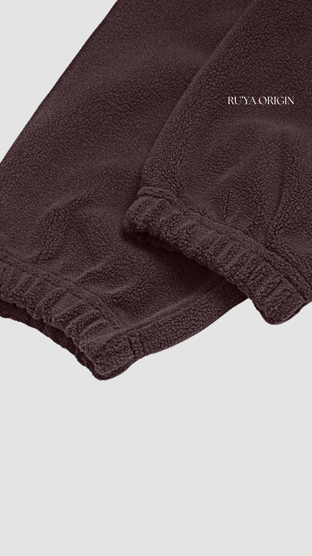 Fleece Half Zip Hoodie - Noir