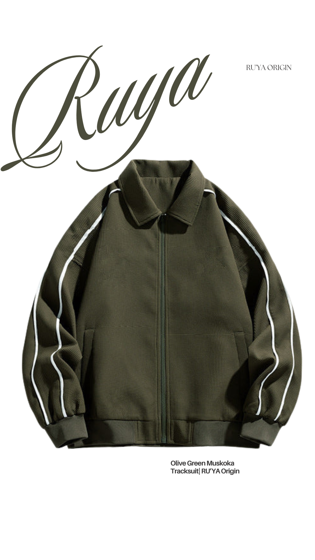 Muskoka Two-Piece Tracksuit - Olive Green