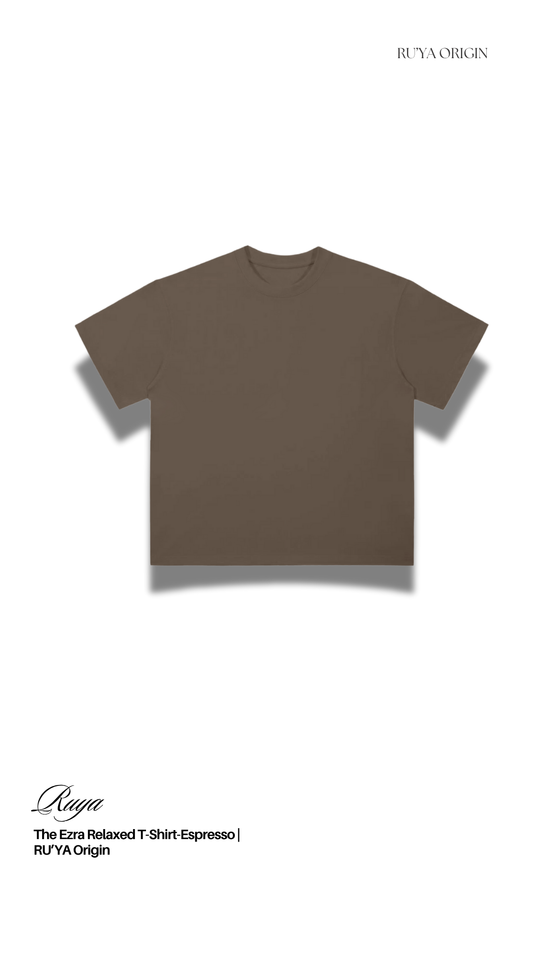 The Ezra Relaxed T-Shirt | RU’YA Origin