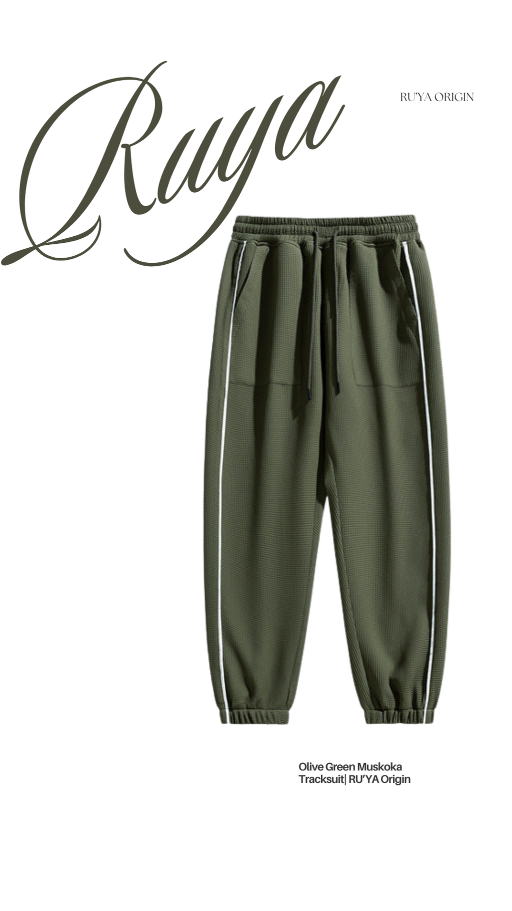 Muskoka Two-Piece Tracksuit - Olive Green