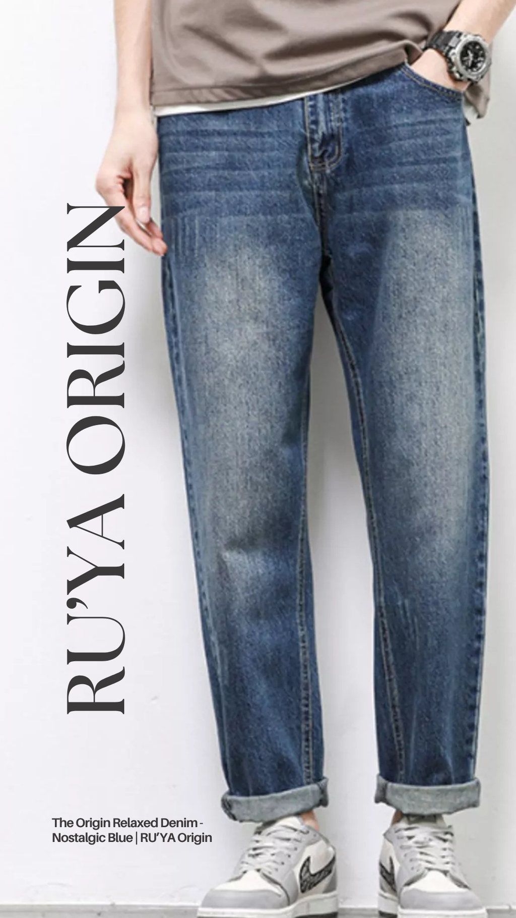 The Origin Relaxed Denim - Powder Blue
