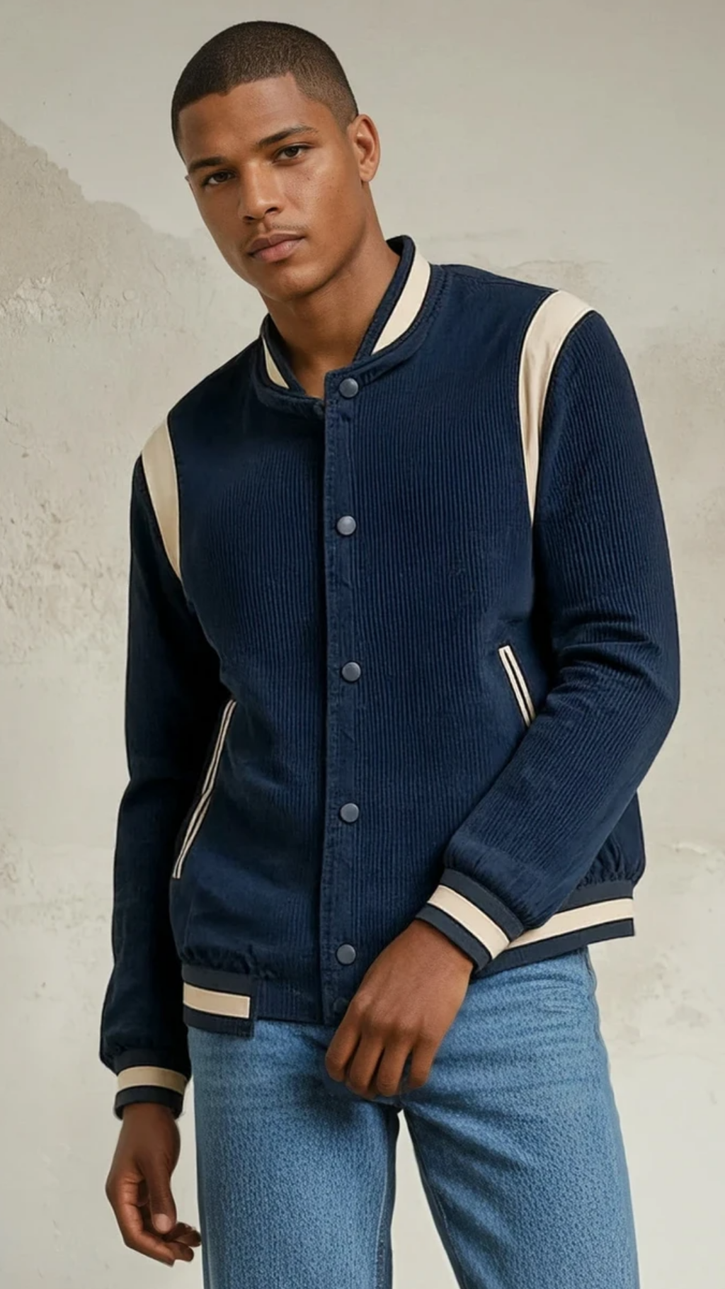 The Knox Varsity Jacket – Noir