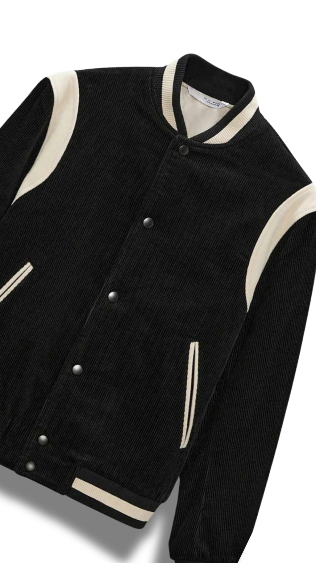 The Knox Varsity Jacket – Noir