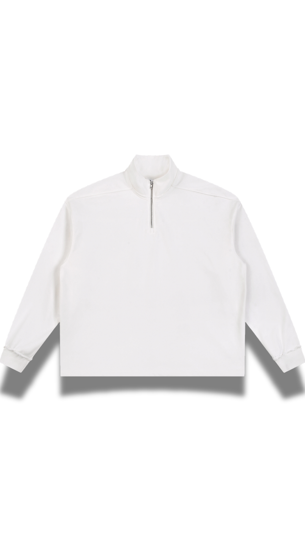 The Mason Half Zip Fleece - Beige