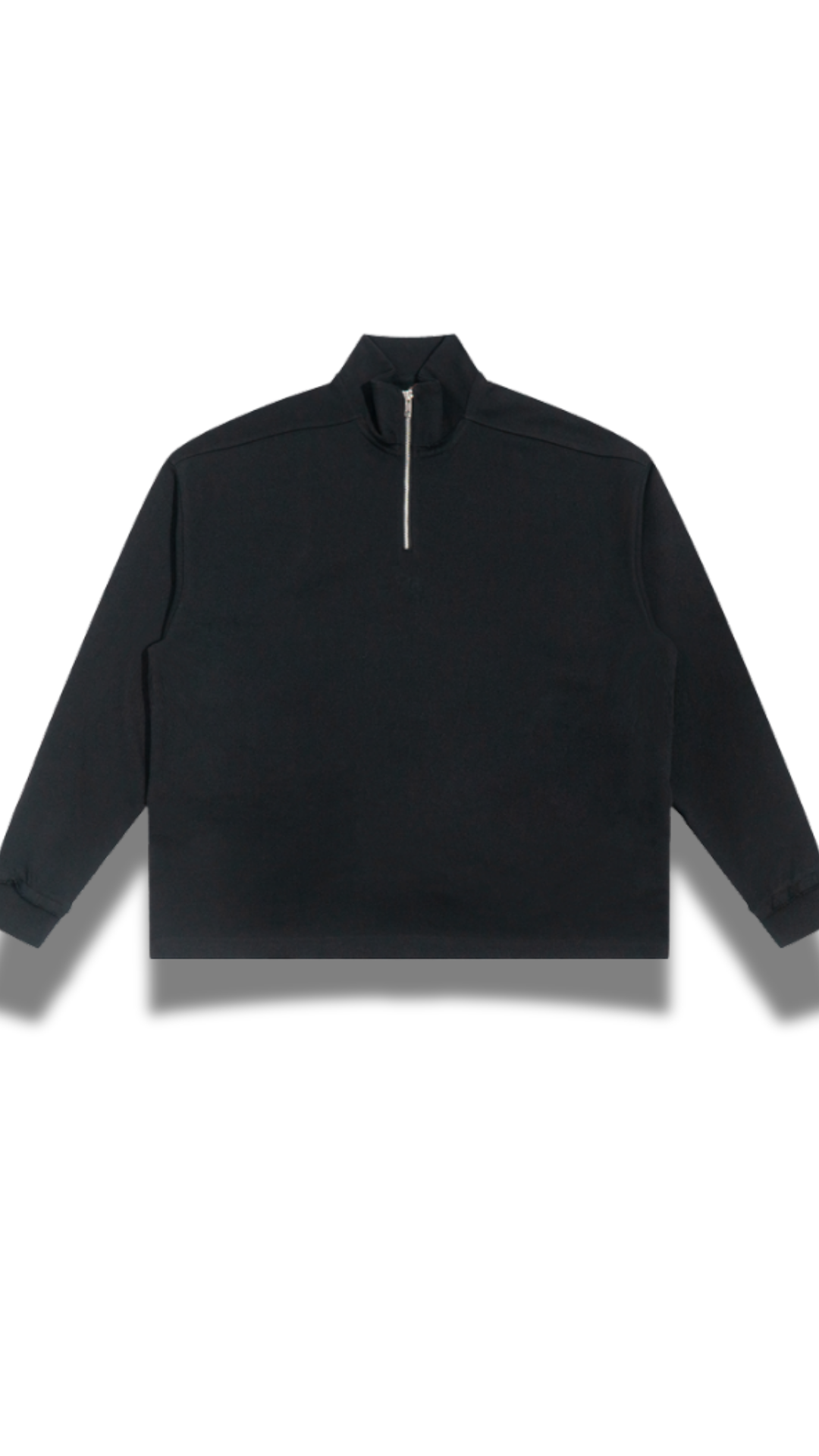 The Mason Half Zip Fleece - Flower Grey