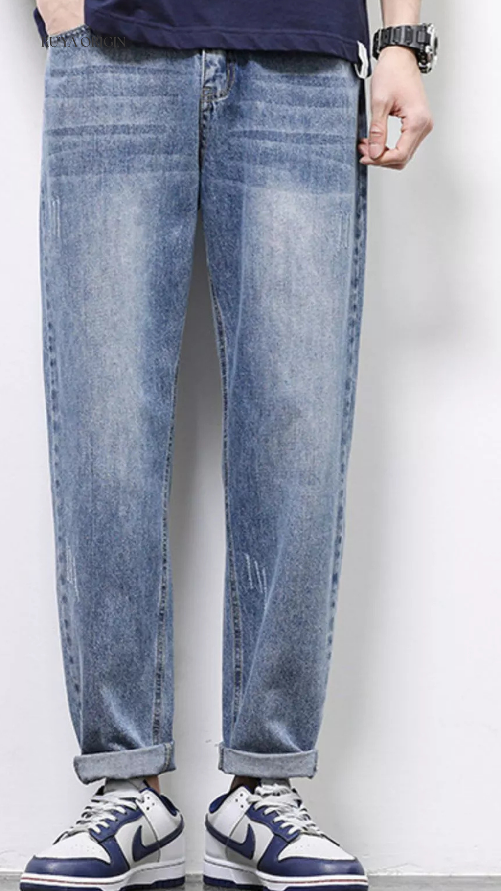 The Origin Relaxed Denim - Powder Blue