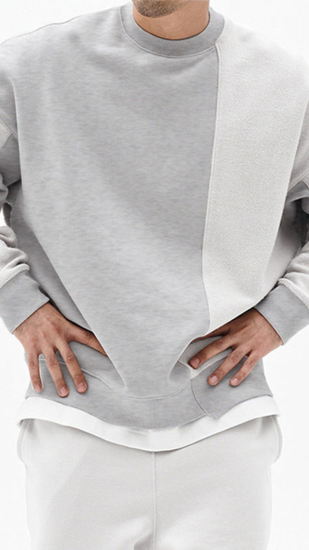 The Sloane Crewneck Sweater - Truffle Grey