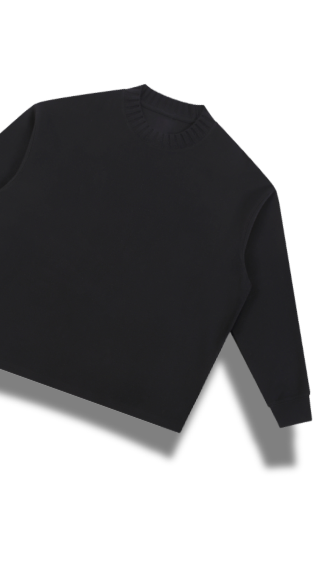 The Solace Knit Sweatshirt - Ash Mist